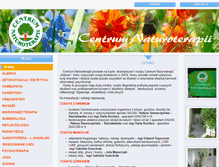 Tablet Screenshot of naturoterapia.pl